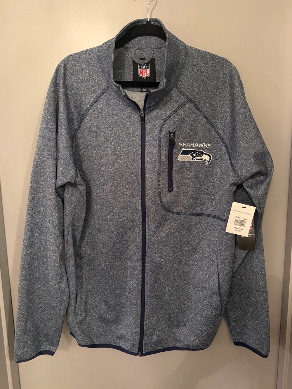 BNWT Seattle Seahawks Men’s Zip Up